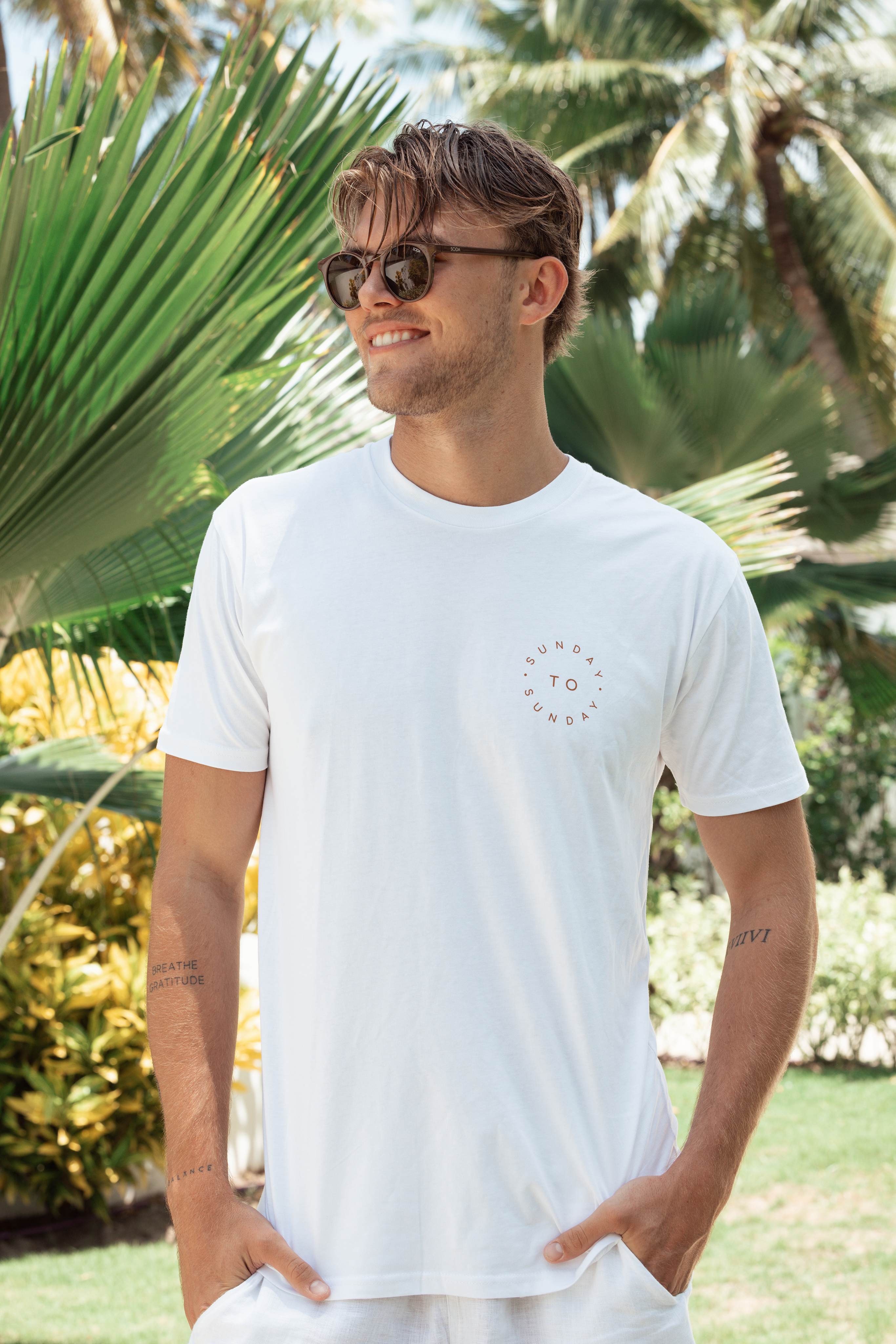 Men’s Logo Tee (White)