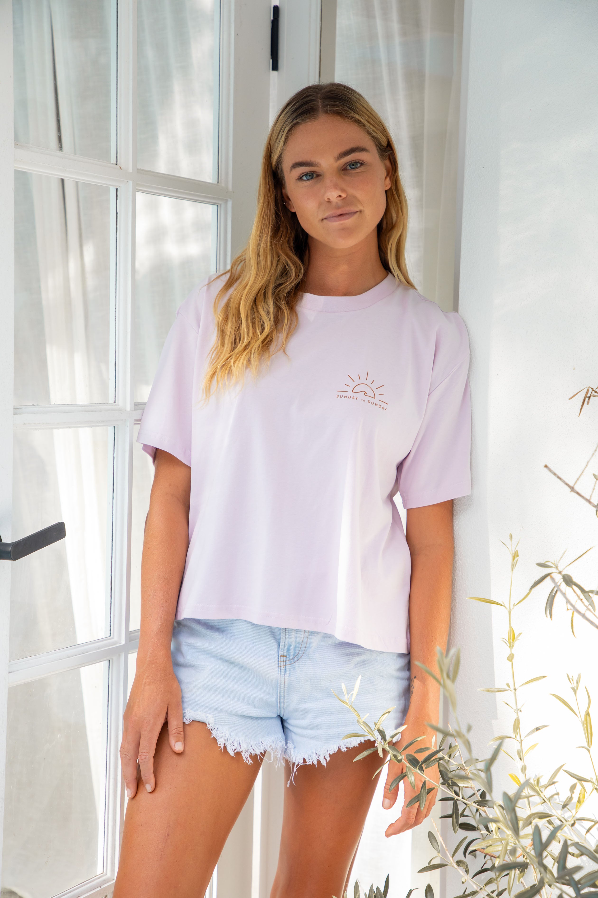Sunny Wave Tee (Orchid)