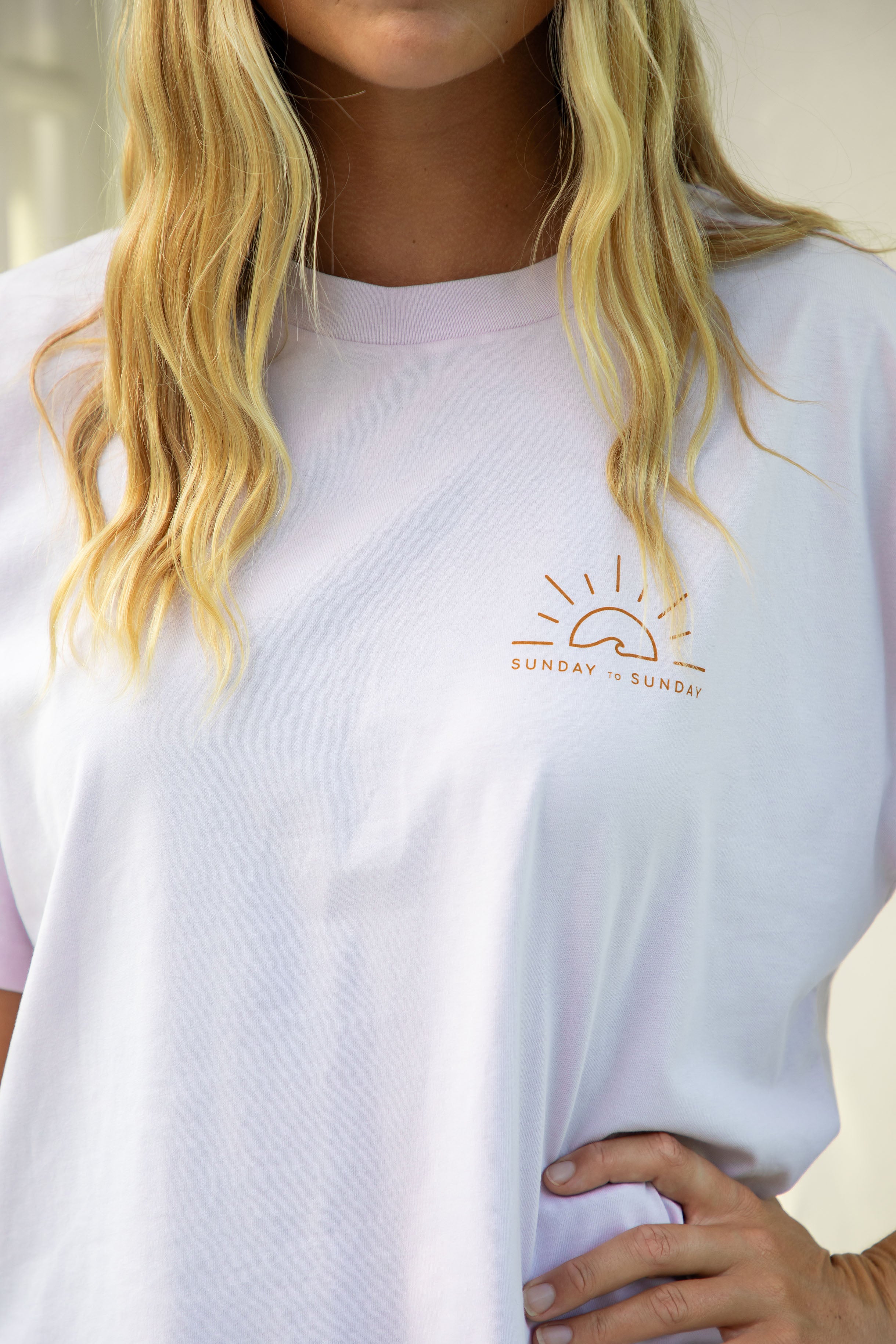 Sunny Wave Tee (Orchid)