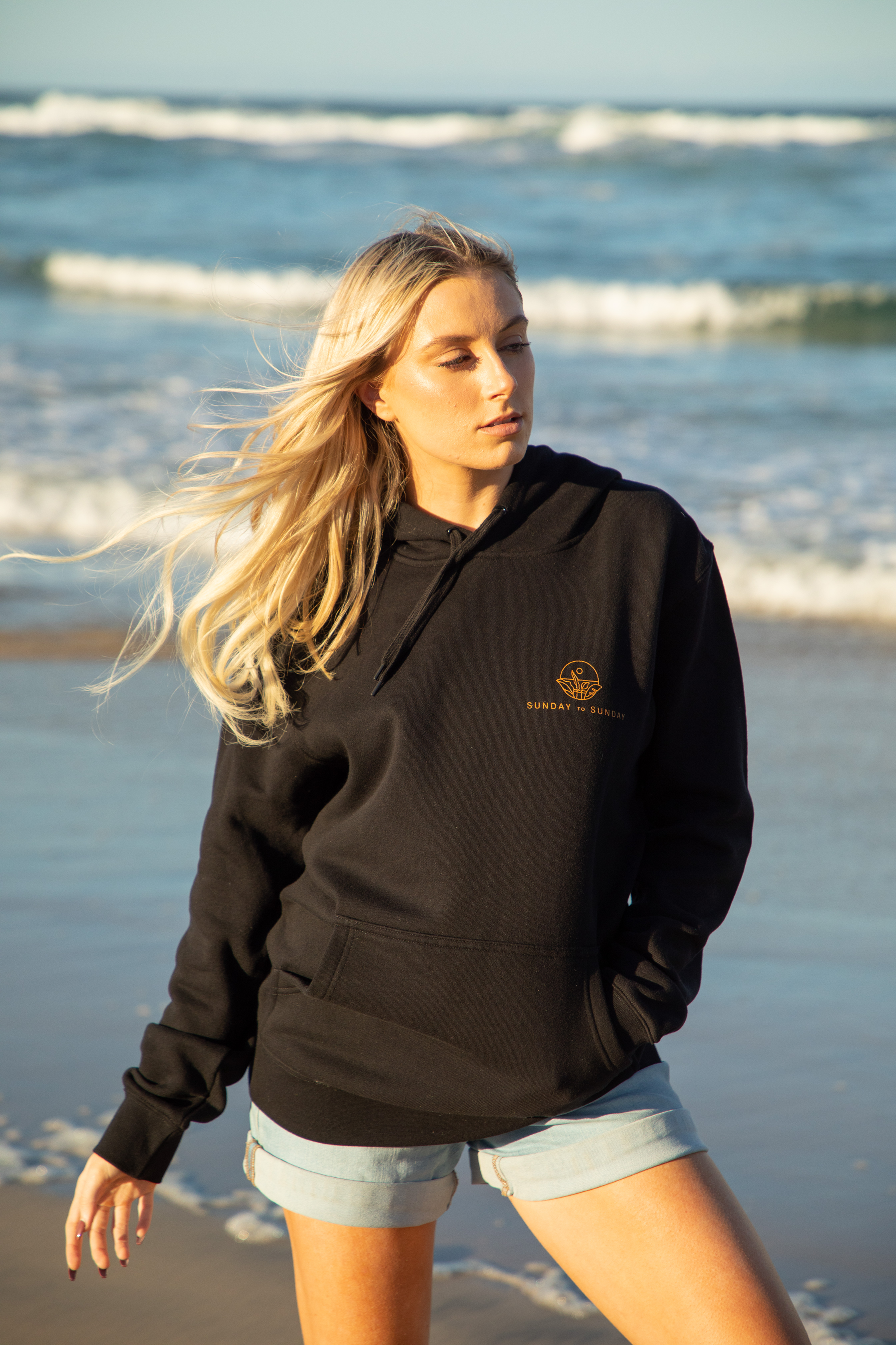 Sunday Unisex Hoodie (Black)